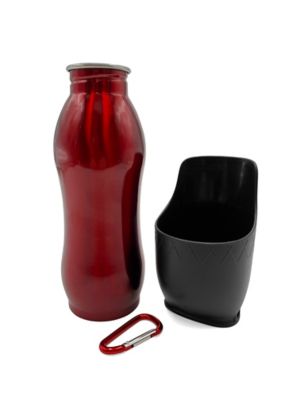 Image showing  Ruby Red Portable Pet Travel Water Bottle, 25.4 oz.