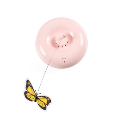 Image showing  Crazy Butterfly Interactive Cat Toy, Pink