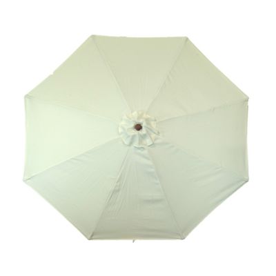 Image showing  9 ft. Classic Wood Market Patio Umbrella, Natural