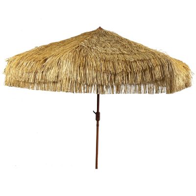 DestinationGear Palapa Tiki Patio Umbrella with Crank Lift and Easy Tilt