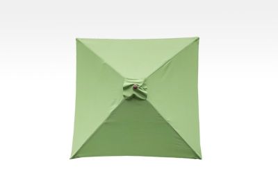 Image showing  Classic Wood Square Patio Umbrella, 6.5 ft., Lime