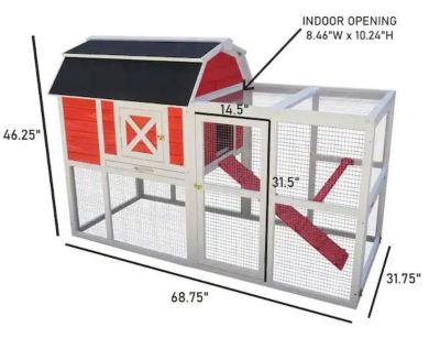 Image showing  Big Farm Chicken Coop, 8 Chicken Capacity