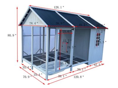 Image showing 9 th Zylina Modern Duck Barn, 15 Duck Capacity