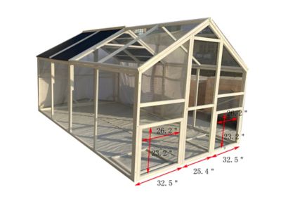 Image showing 7 th Zylina Modern Universal Poultry Pen, 20 Chicken Capacity