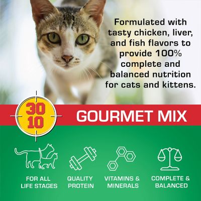 Image showing  All Life Stages Indoor/Outdoor Gourmet Mix Chicken Recipe Dry Cat Food