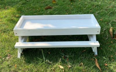 Image showing  5 lb. Snack-N-Feed Chicken Picnic Table