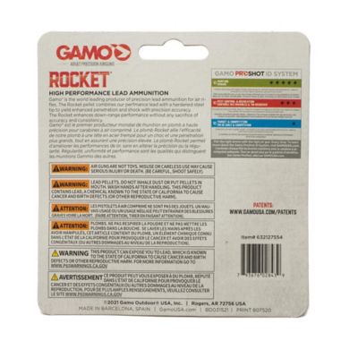Image showing  Rocket .22 Caliber Pellet, 100 ct.
