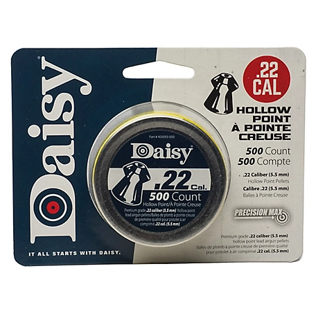 Daisy .22 Cal Hollow Point Pellet, 500 ct., 987785-463