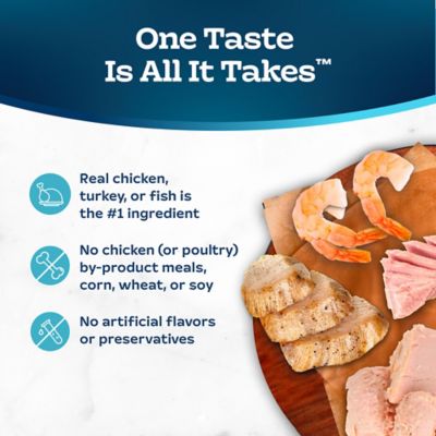 Image showing 5 th Blue Buffalo Tastefuls All Life Stages Chicken, Turkey/Chicken, Ocean Fish/Tuna Pate Wet Cat Food pk., 5.5 oz., Cans, 24 pk.