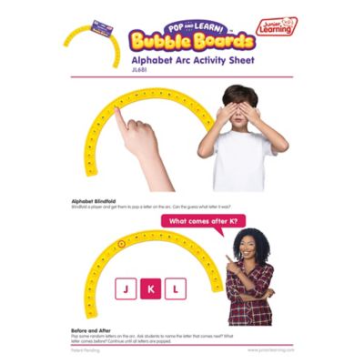 Image showing  Alphabet Arc Bubble Board, Double-Sided, Ages 4-7