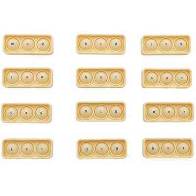 Image showing  CVC Bubble Boards: Interactive Phonics Game for Ages 4+ (Pre-K to Grade 1)