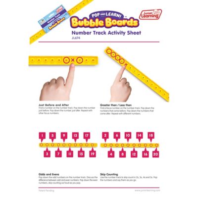 Image showing  Number Track Bubble Board