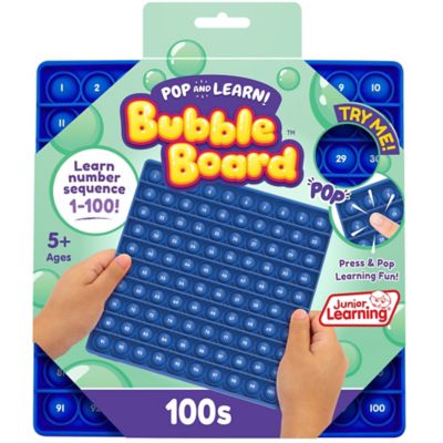 Junior Learning 100's Bubble Board: Hands-On Math, Ages 5-10, Grades K-5