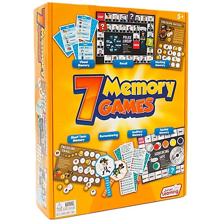Junior Learning 7 Memory Games, JL662
