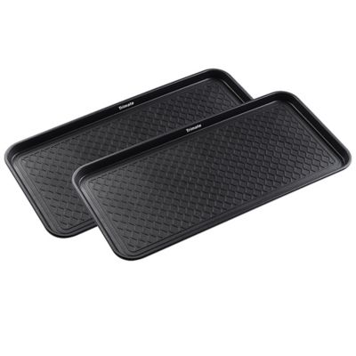 Trimate All Weather Boot Tray, Black, 2-Pack