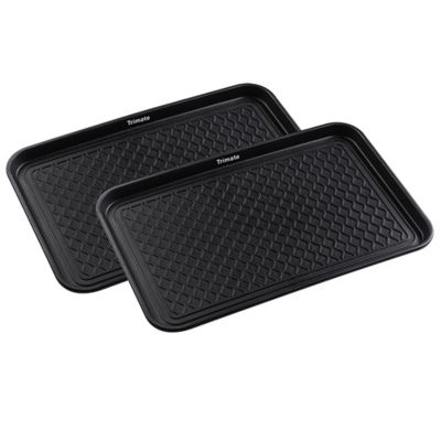 Trimate All-Weather Boot Tray, Black, 2-Pack