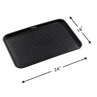 Image showing  All-Weather Boot Tray, Black, 2-Pack