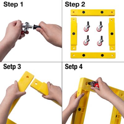 Image showing  300 lb. Capacity KD Furniture Dolly, 16 in. x 16 in.