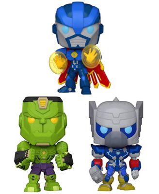 Funko Marvel: Pop! Marvel Mech Set - Dr. Strange, Hulk, and Thor, 40