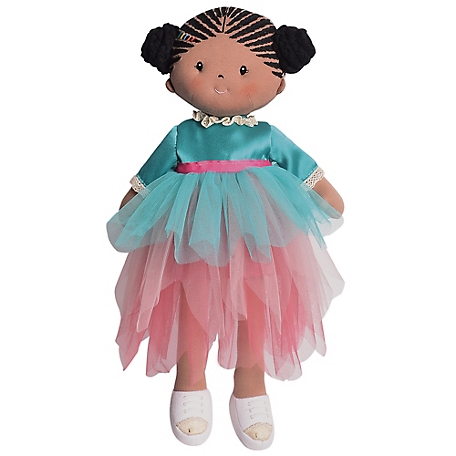 Tikiri Toys Kessie Fabric Baby Doll with Two Dresses