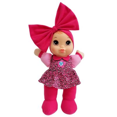 Image showing  Kisses Baby Doll Toy with Animal Print Top - All Ages