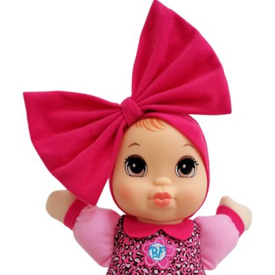 Image showing  Kisses Baby Doll Toy with Animal Print Top - All Ages