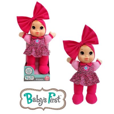 Image showing  Kisses Baby Doll Toy with Animal Print Top - All Ages