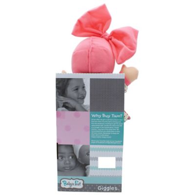 Image showing  Giggles Baby Doll Toy with Floral Top - All Ages