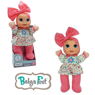 Image showing  Giggles Baby Doll Toy with Floral Top - All Ages