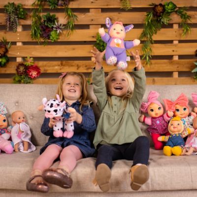 Image showing 5 th Baby's First Giggles Baby Doll Toy with Floral Top - All Ages