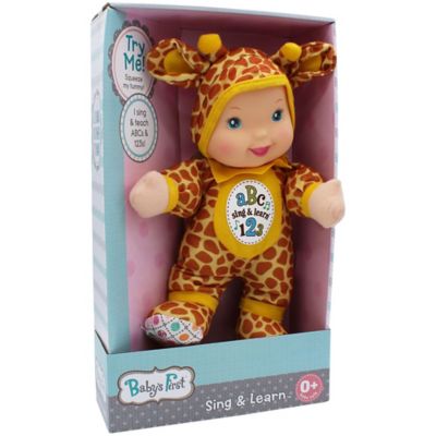 Baby's First Sing & Learn Giraffe Baby Doll
