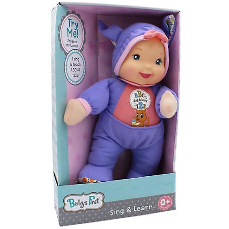 Baby's First Sing & Learn Purple Kangaroo Toy Doll - All Ages, 21180-2