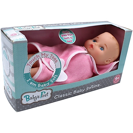Baby's First Bathtime with Softina Baby Doll, Pink - All Ages