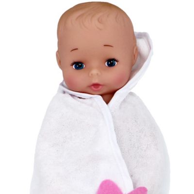 Image showing  Bathtime with Softina Baby Doll, White - All Ages