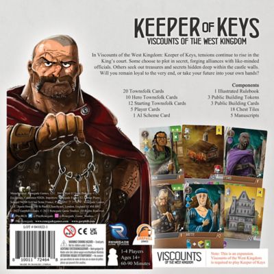 Image showing  Viscounts of the West Kingdom: Keeper of Keys Expansion - Strategy Board Game, RGS02464
