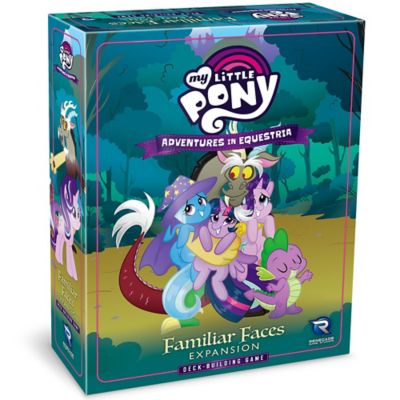 renegade game studios my little pony: adventures in equestria familiar faces expansion deck-building game, rgs02422