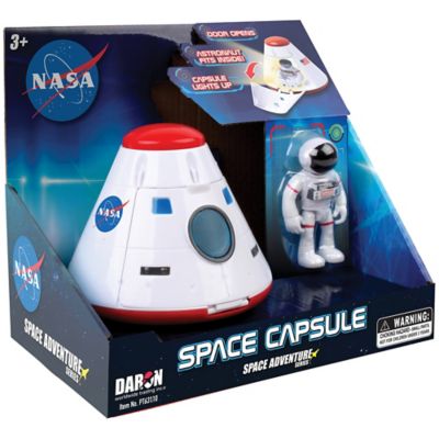Daron NASA Space Adventure: Space Capsule - Playset with Lights & Astronaut, PT63110