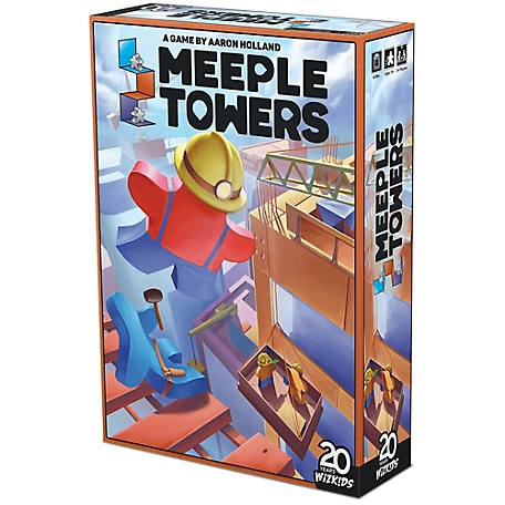 WizKids Games Meeple Towers - Wizkids, Strategic Board Game, Ages 10+, 2-4 Players, 45 Min, 87517
