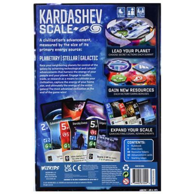 Image showing  Kardashev Scale - Civilization Advancement Game, Wizkids, Ages 12+, 2-6 Players, 30 Min, 87554