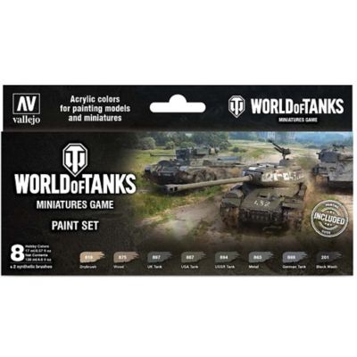 World of Tanks Paint Set - Miniatures RPG Accessory, Gale Force Nine, WOT34