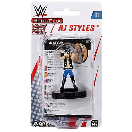WizKids Games WWE Heroclix: Aj Styles Expansion Pack - Miniatures Game, 73893