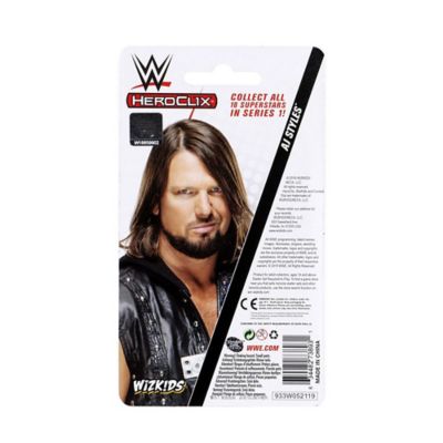 Image showing  WWE HeroClix AJ Styles Action Figure Expansion Pack Miniatures Game