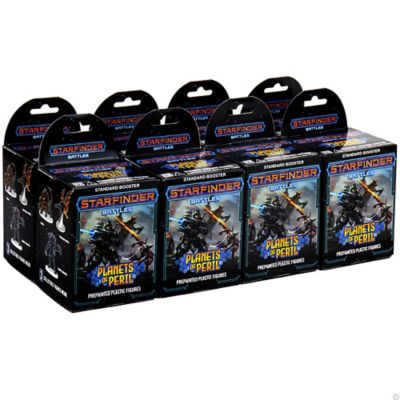 WizKids Games Starfinder Battles: Planets of Peril 8 Ct. Brick - 32 Miniatures, 99003