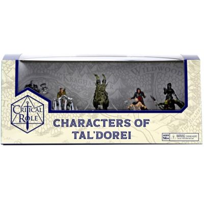 WizKids Games Critical Role: Characters of Tal'Dorei - Set 1 - 9 Miniature Set, 74261