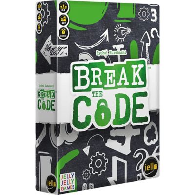 IELLO Break the Code Deduction & Puzzle Board Game, Ages 10+, 2-4 Players, 15 Min, 51629
