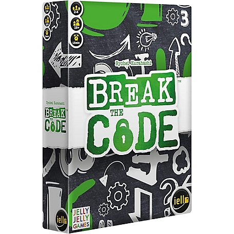 IELLO Break the Code Deduction & Puzzle Board Game, Ages 10+, 2-4 Players, 15 Min, 51629