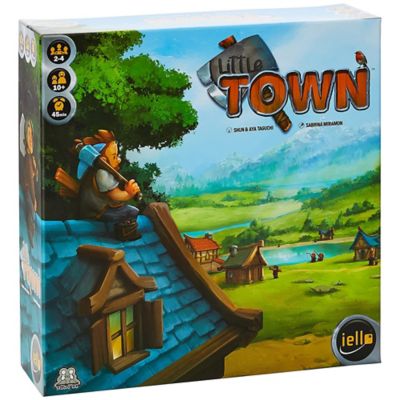 IELLO Little Town Strategy & Worker Placement Game, Ages 10+, 2-4 Players, 45 Min, 51611