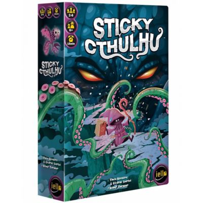 IELLO Sticky Cthulhu Monster Catching Lovecratian Game, Ages 6+, 2-6 Players, 15 Min, 51816