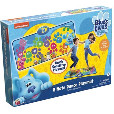 Blue's Clues & You 8 Note Dance Playmat - Includes 4 Sounds & Memory Game Options, 80018