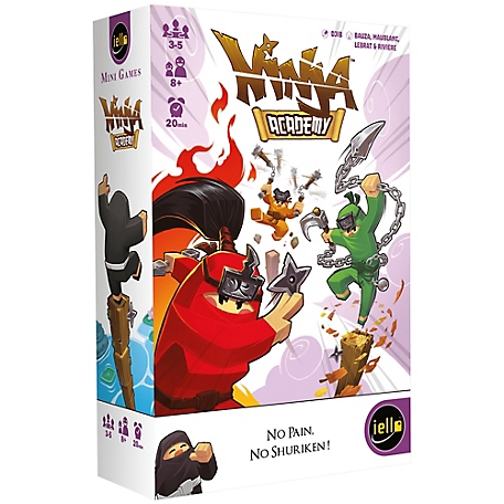IELLO Ninja Academy Mini Games, Ages 8+, 3-5 Players, 20 Min, 51609
